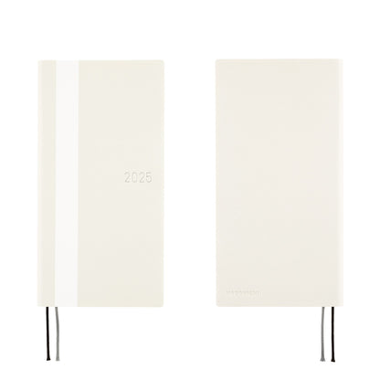 Hobonichi - 2025 Weeks, White Line: Ivory | English