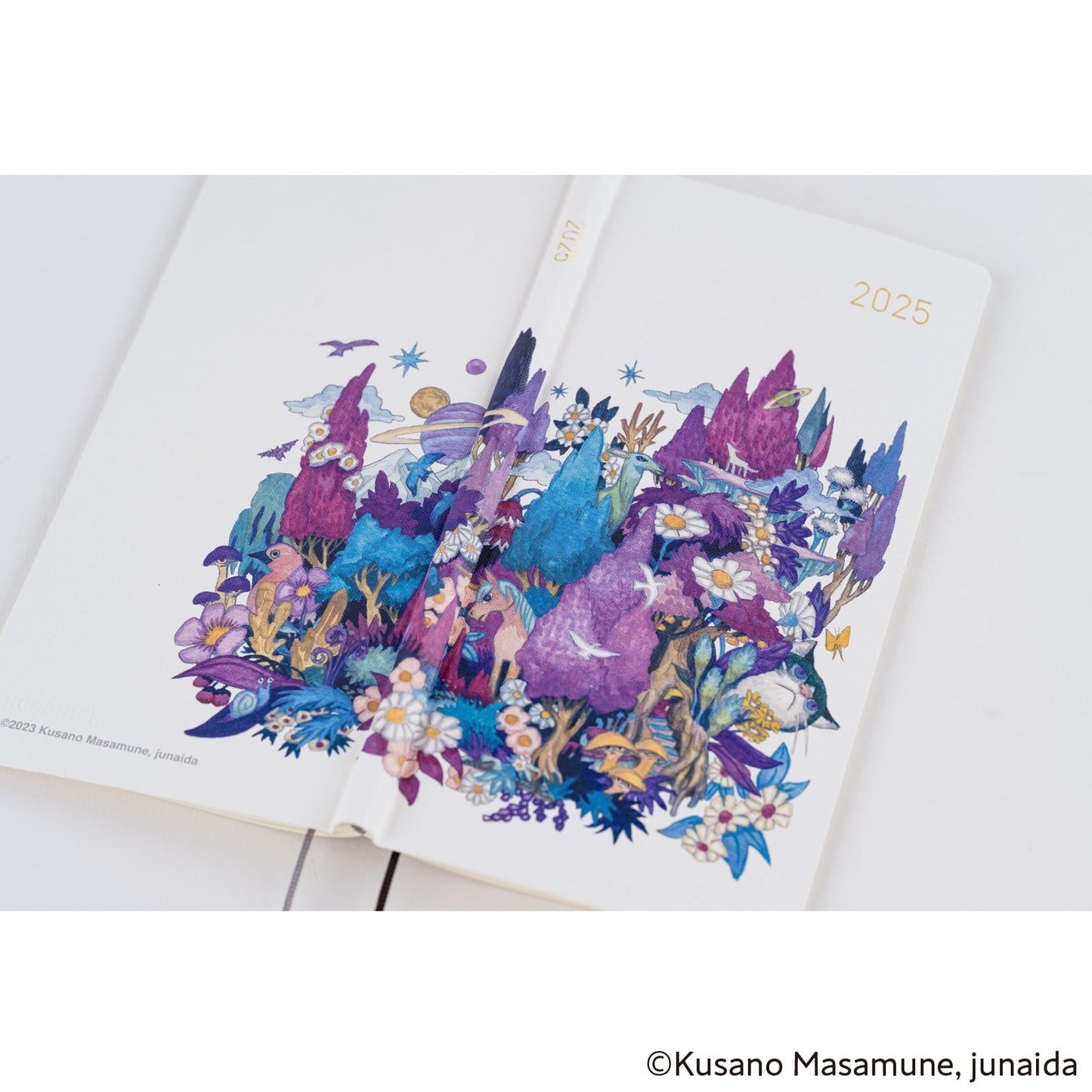 Hobonichi - 2025 Weeks, Masamune Kusano x junaida: Through the Purple Night | English