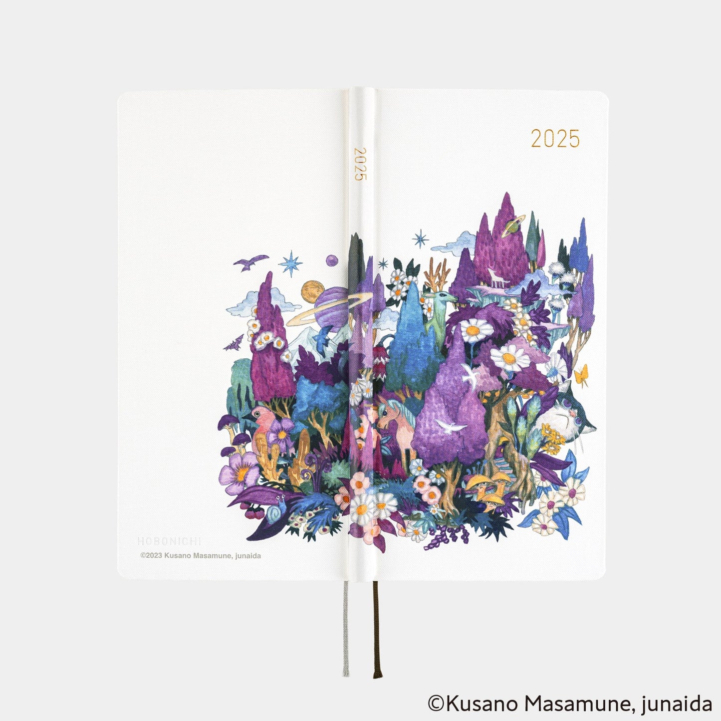 Hobonichi - 2025 Weeks, Masamune Kusano x junaida: Through the Purple Night | English