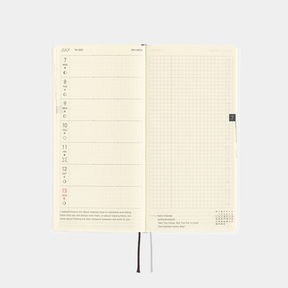 Hobonichi - 2025 Weeks, Masamune Kusano x junaida: Through the Purple Night | English