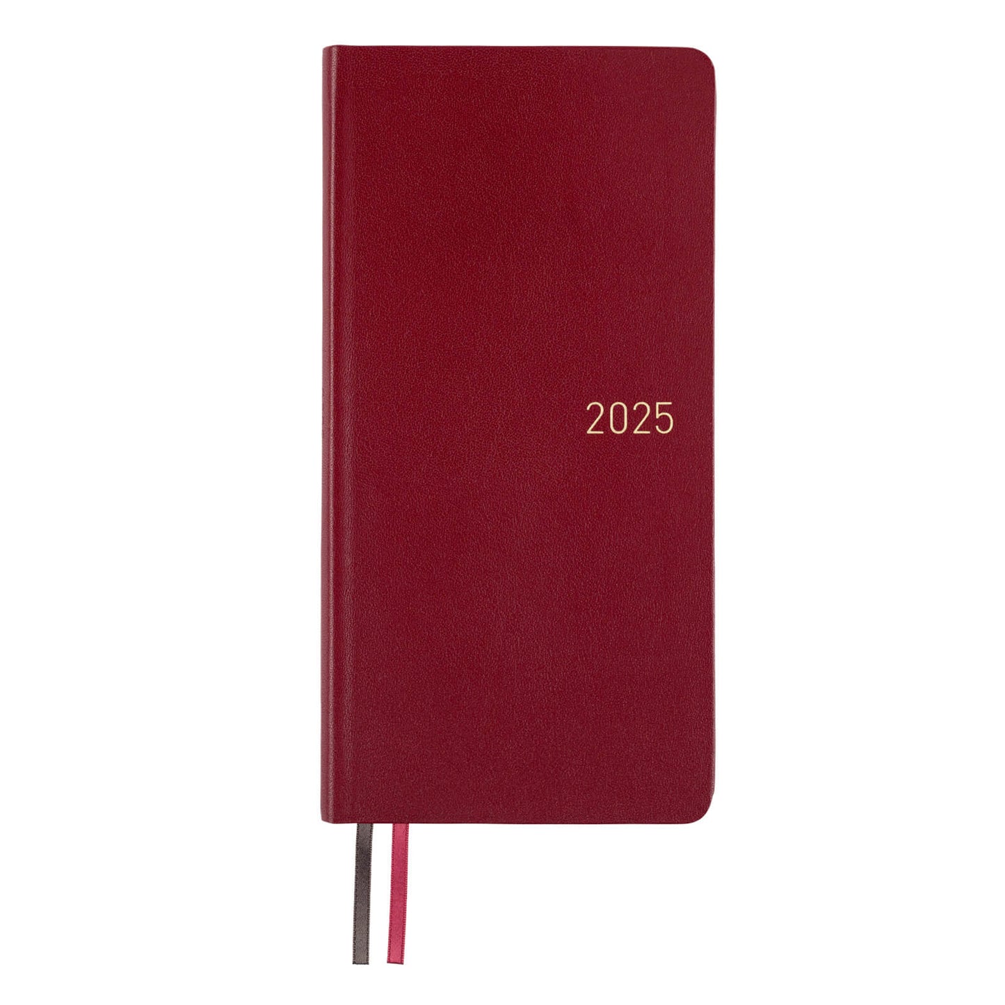 Hobonichi - 2025 Weeks, Leather: Pomegranate | English