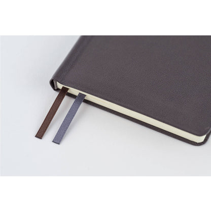 Hobonichi - 2025 Weeks, Leather: Steel Grey | English