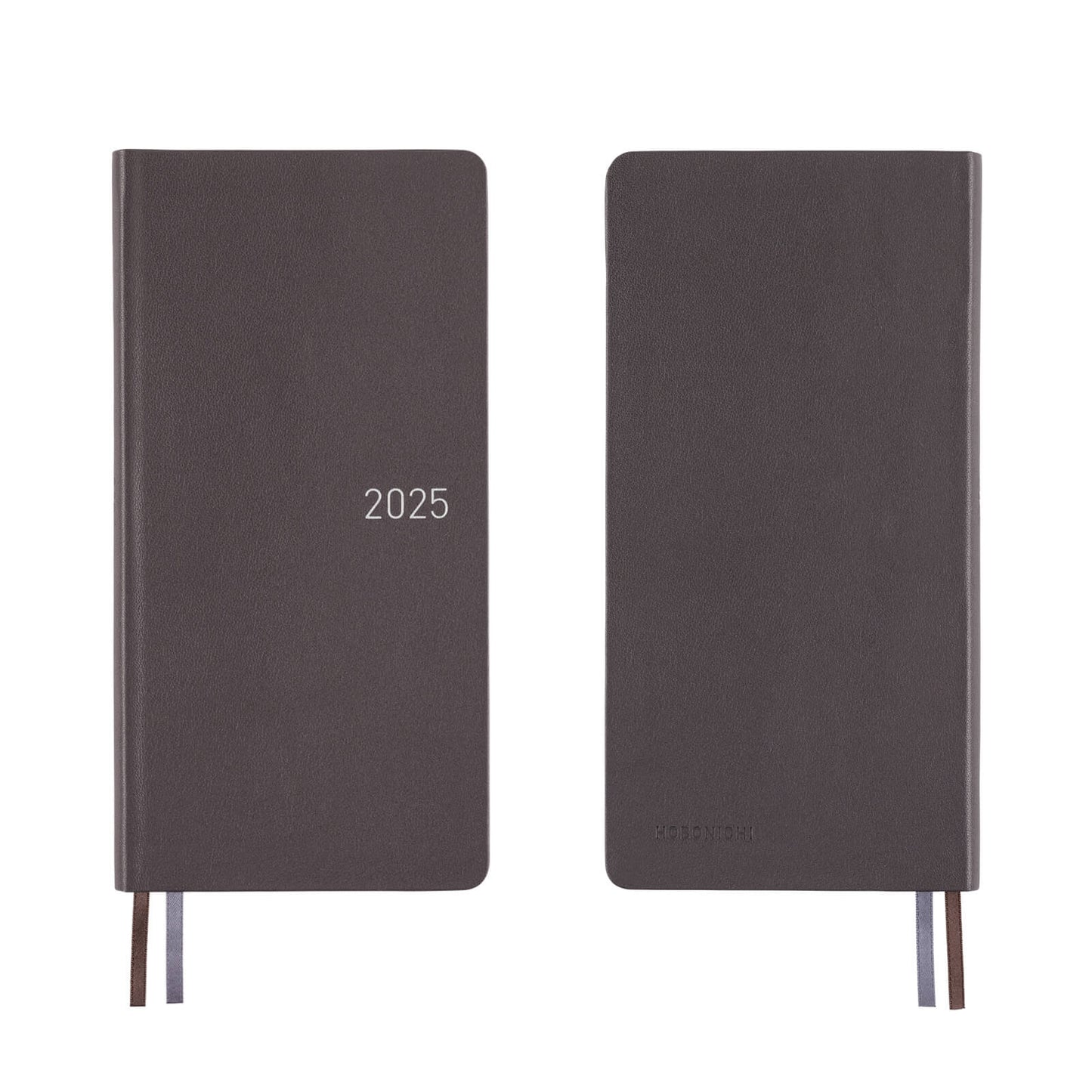 Hobonichi - 2025 Weeks, Leather: Steel Grey | English