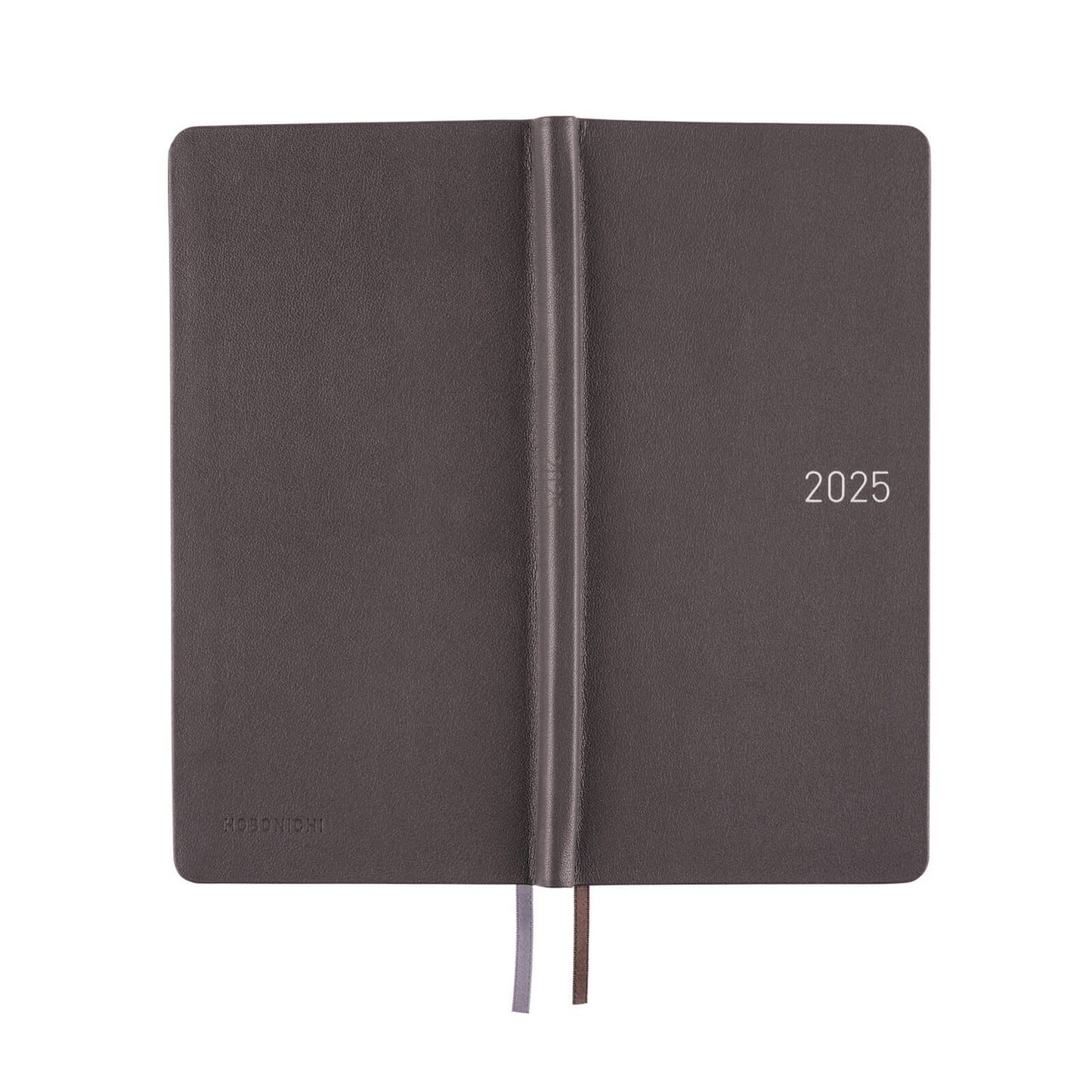 Hobonichi - 2025 Weeks, Leather: Steel Grey | English