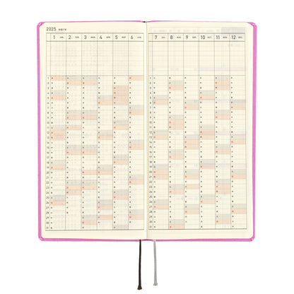 Hobonichi - 2025 Weeks Mega, Colors: Sweet Purple | English