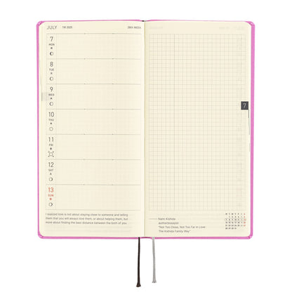 Hobonichi - 2025 Weeks Mega, Colors: Sweet Purple | English