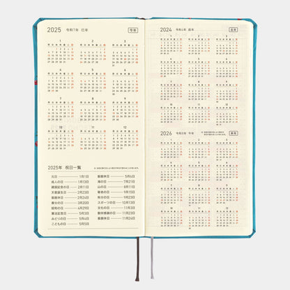 Hobonichi - 2025 Weeks Mega, Bow & Tie: Cherry | English