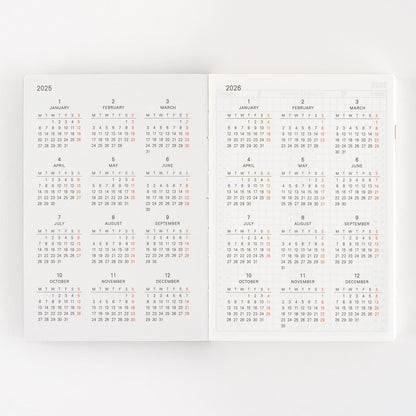 Hobonichi - 2025 Techo Planner Book | A6 English