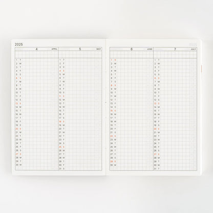 Hobonichi - 2025 Techo Planner Book | A6 English