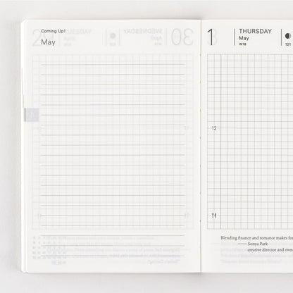 Hobonichi - 2025 Techo Planner Book | A6 English