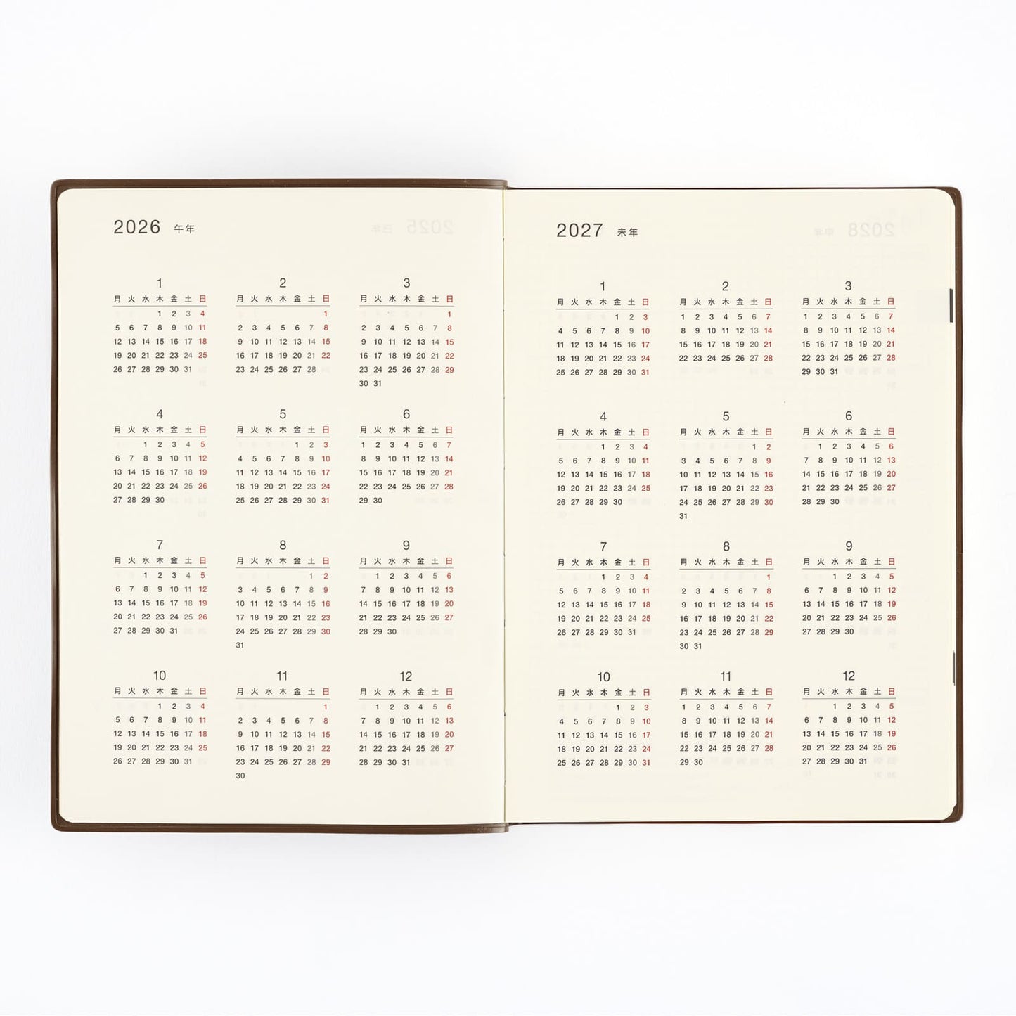 Hobonichi - 5-Year Techo Book 2025-2029 | A5