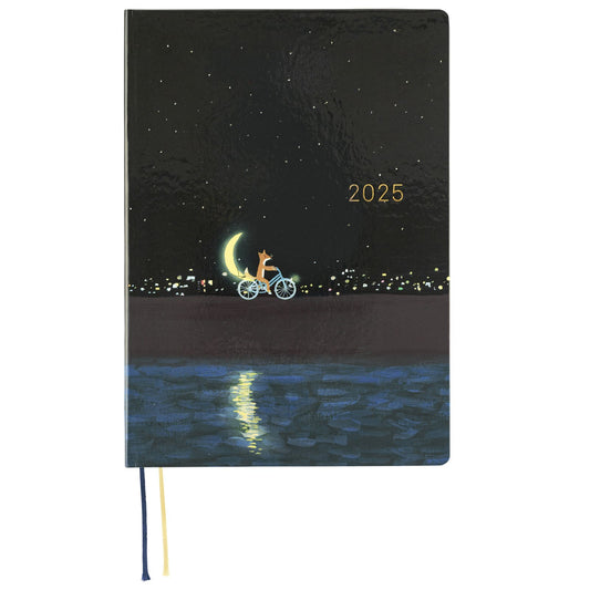 Hobonichi - 2025 HON, Hiroko Kubota: Crescent Moon Delivery | A5 English