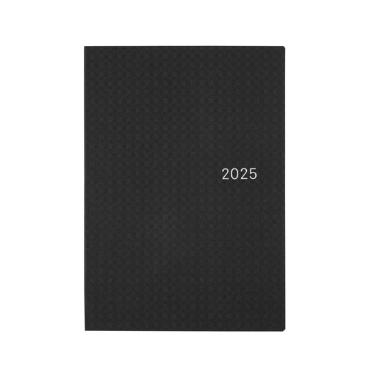 Hobonichi - 2025 HON, Paper Series: Black Gingham | A5 English