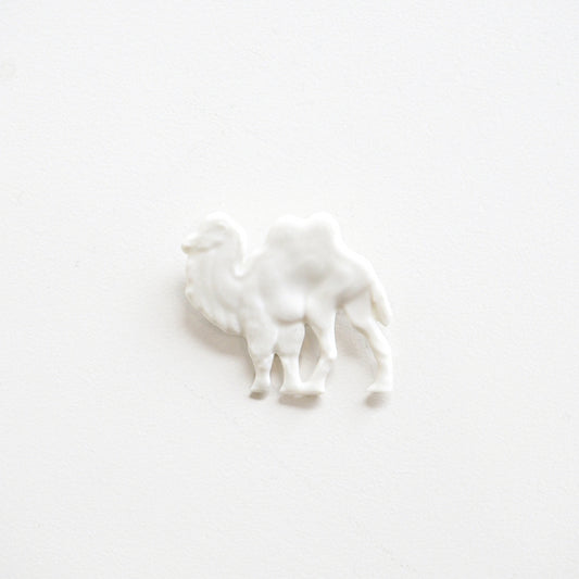 Porcelain Camel Brooch