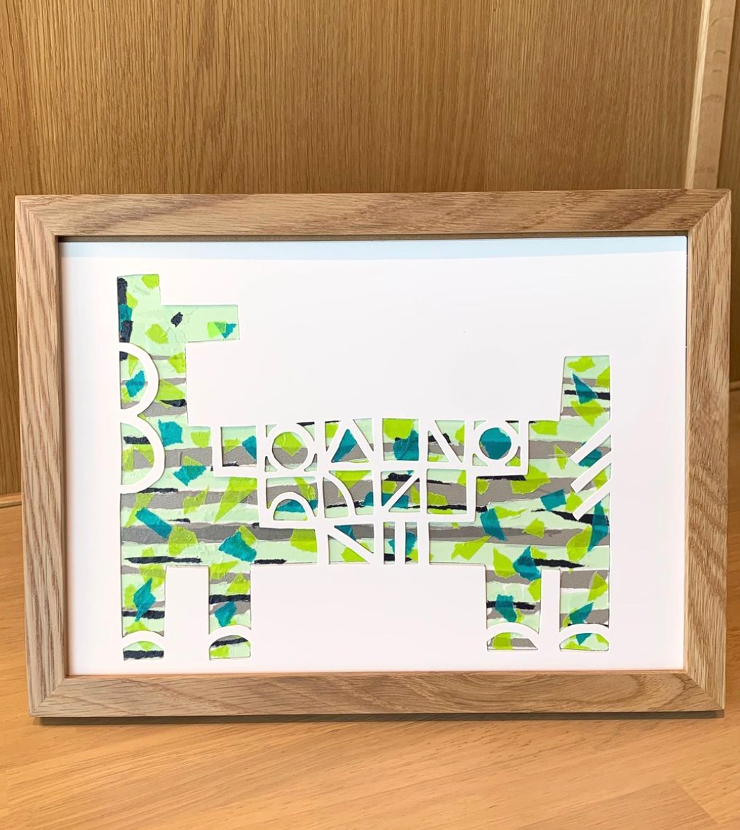HARU Stuck-on Design Tape Art Template Kit