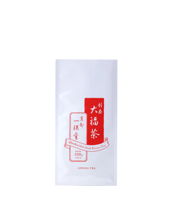 Ippodo - Obukucha (Good Fortune Tea) | New Year's Genmaicha