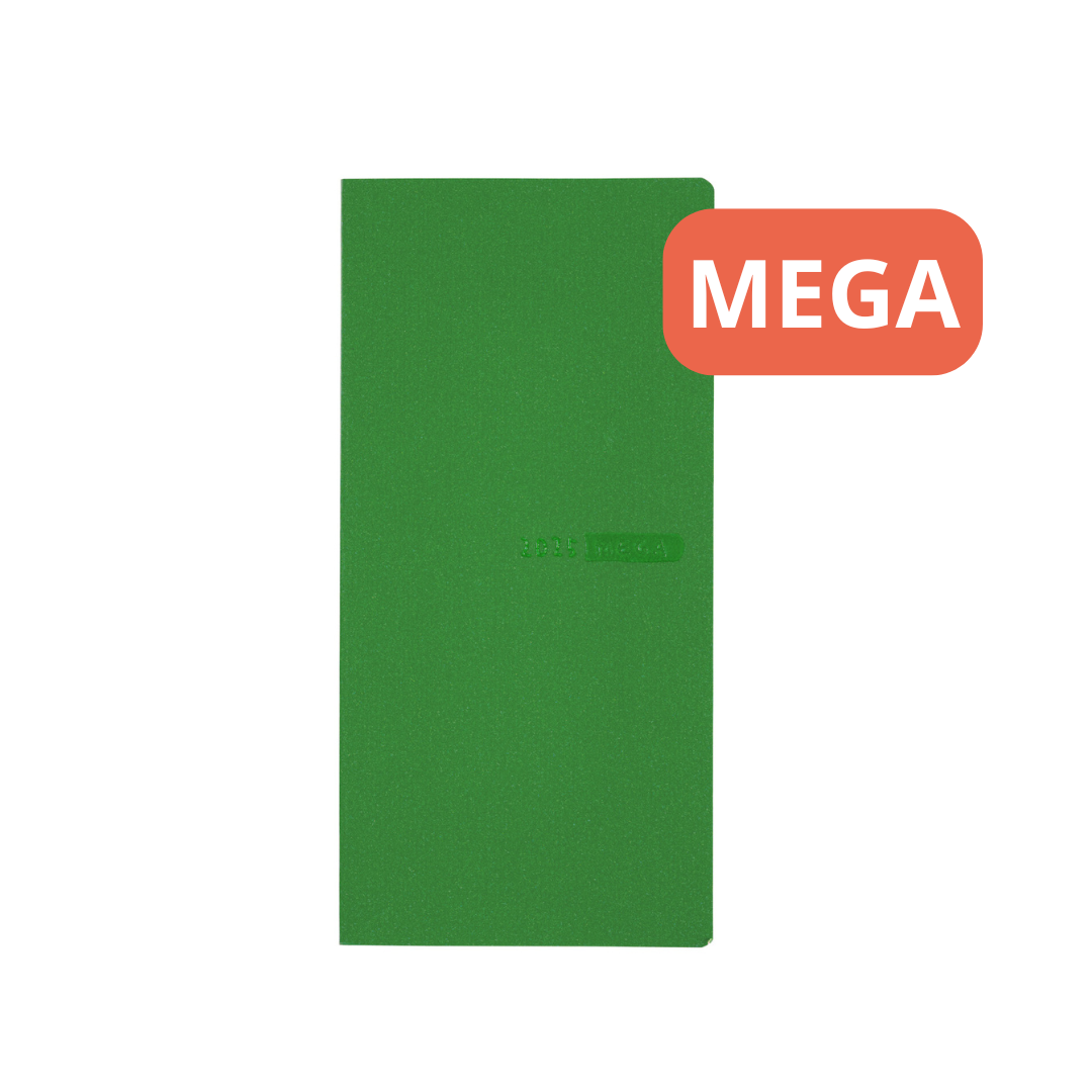 Hobonichi - 2025 Weeks Mega,  Sneaker: Leaf Green | English