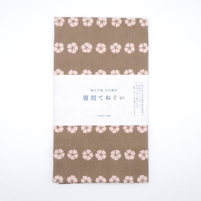 Flower Pattern Tenugui Cloth