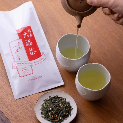 Ippodo - Obukucha (Good Fortune Tea) | New Year's Genmaicha