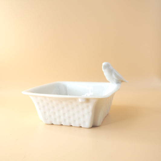 Yukiko Kitahara - Porcelain Animal Bowl, Parakeet