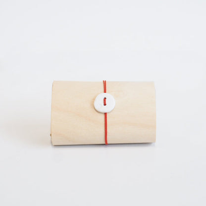 Porcelain Caterpillar Brooch