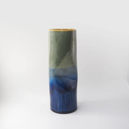 SGW Lab - Blue x Green Twist Cylinder Vase