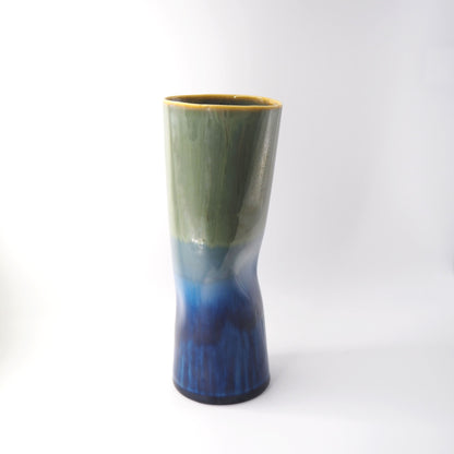 SGW Lab - Blue x Green Twist Cylinder Vase