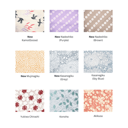 Flower Pattern Tenugui Cloth