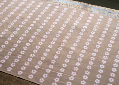 Flower Pattern Tenugui Cloth