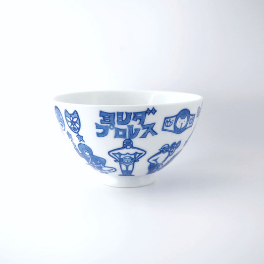 Yoshida Wrestler Porcelain Rice bowl