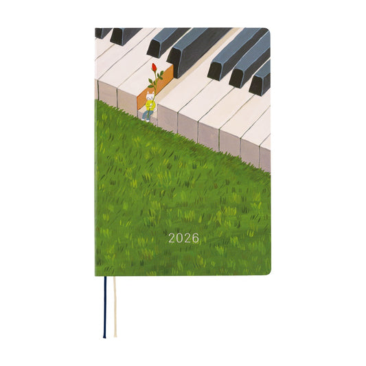 Hobonichi - 2026 HON, Hiroko Kubota: Waiting on the Chord | A5 English
