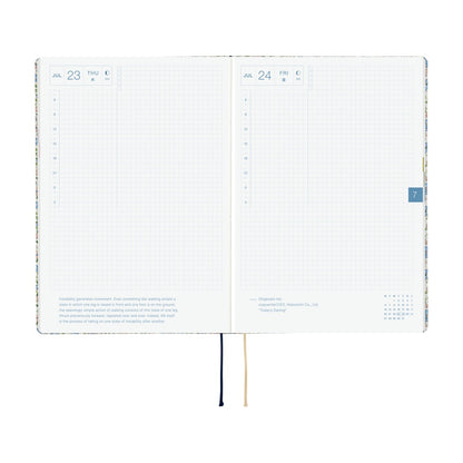 Hobonichi - 2026 HON, Liberty Fabrics: Sasha Kiora | A5 English
