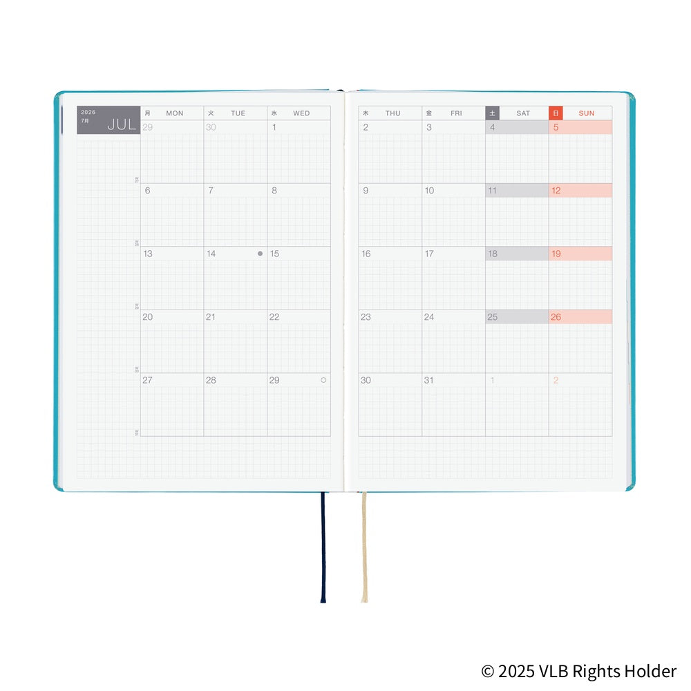 *Opened* Hobonichi - 2026 HON, Virginia Lee Burton: The Little House | A5 English