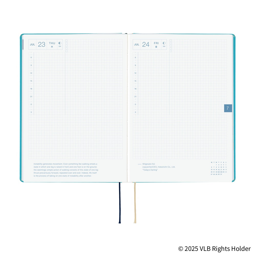 *Opened* Hobonichi - 2026 HON, Virginia Lee Burton: The Little House | A5 English