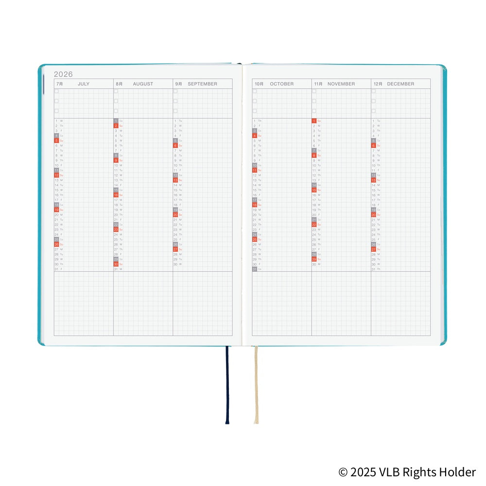 *Opened* Hobonichi - 2026 HON, Virginia Lee Burton: The Little House | A5 English