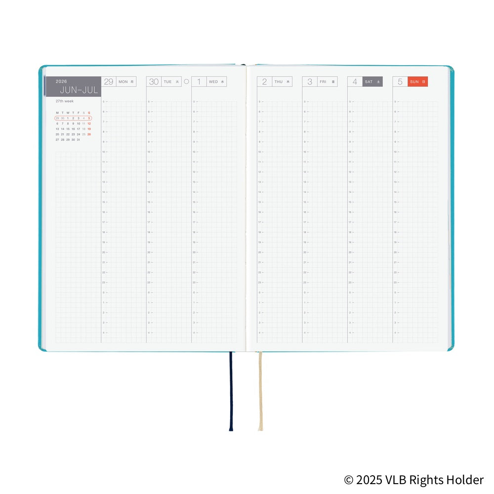 *Opened* Hobonichi - 2026 HON, Virginia Lee Burton: The Little House | A5 English