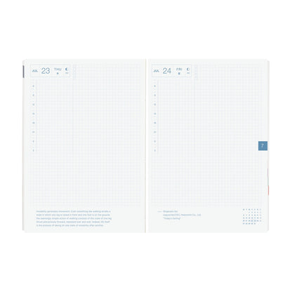 Hobonichi - 2026 HON, Paper Series: Black Gingham | A5 English