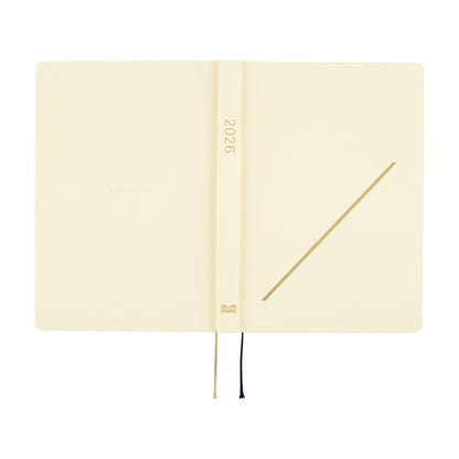 Hobonichi -2026 HON, Slash (Ivory) | A5 English