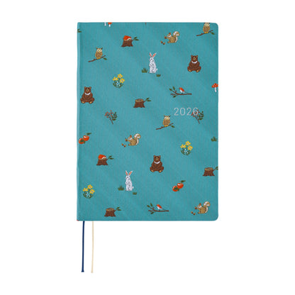 Hobonichi - 2026 HON, Bow & Tie: In the Forest | A5 English