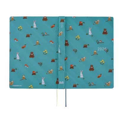 Hobonichi - 2026 HON, Bow & Tie: In the Forest | A5 English
