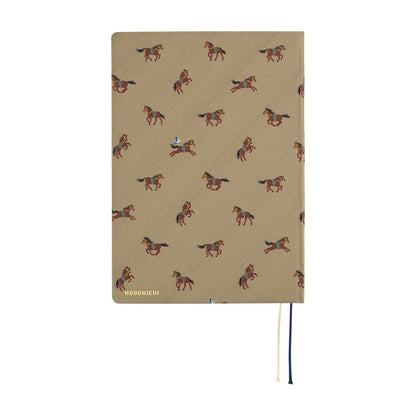 Hobonichi - 2026 HON, Bow & Tie: Galloping Horses | A5 English