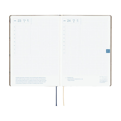 Hobonichi - 2026 HON, Bow & Tie: Galloping Horses | A5 English