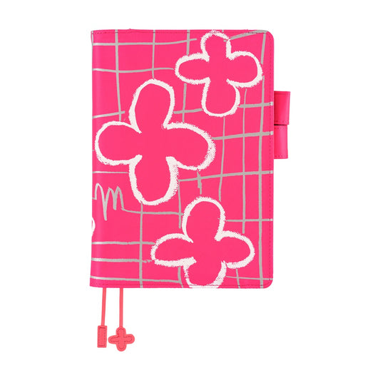 Hobonichi - Makoto Matsubayashi: Pink Flowers | A5 Cousin Cover