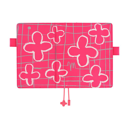 Hobonichi - Makoto Matsubayashi: Pink Flowers | A5 Cousin Cover