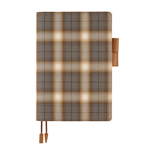 Hobonichi - Shirt Fabric: Foggy Plaid | A5 Cousin Cover
