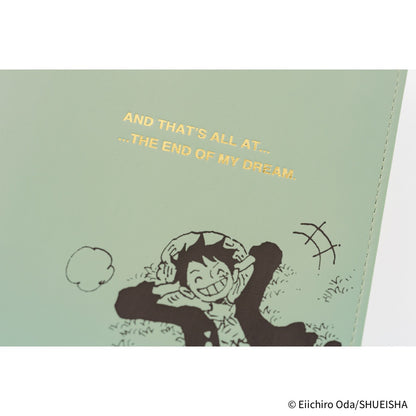 Hobonichi - ONE PIECE magazine:  End of Luffy’s Dream (Mint Green) | A6 Techo Cover