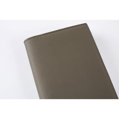 Hobonichi - Leather: Taut (Grey & Light Blue) | A6 Techo Cover