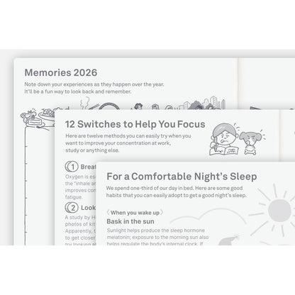 Hobonichi - 2026 Original Book | A6 English