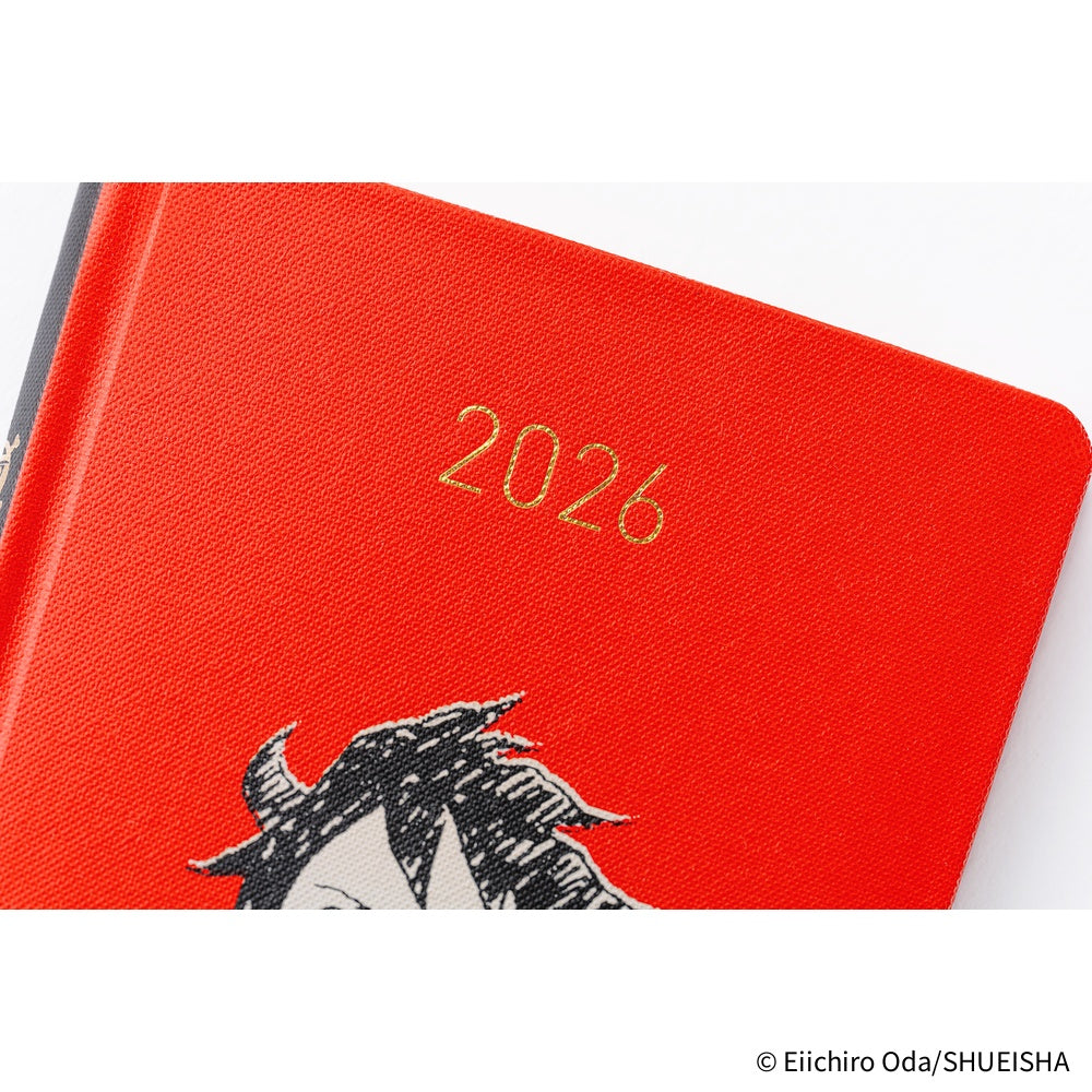[Pre-Order] Hobonichi - 2026 Weeks, ONE PIECE Magazine: Straw Hat Luffy (Red)