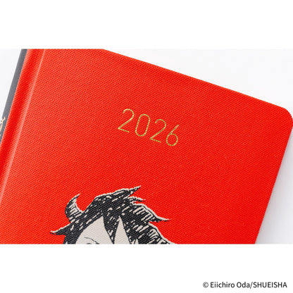 [Pre-Order] Hobonichi - 2026 Weeks, ONE PIECE Magazine: Straw Hat Luffy (Red)